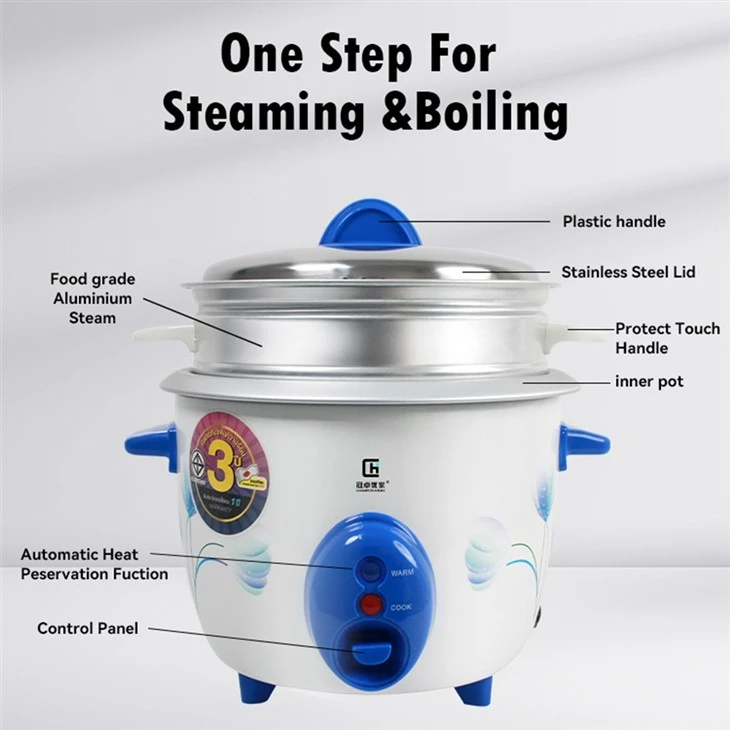Blue PP Color Drum Rice Cooker